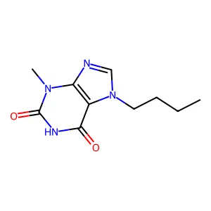 7-Butyl-3-methylxanthine structure