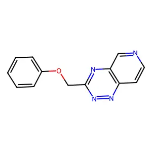 3-Phenoxymethyl-pyrido(3,4-e)(1,2,4)triazine structure