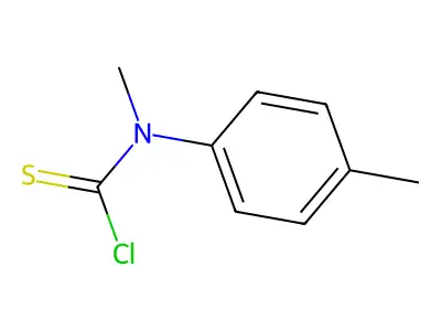 N-Methyl-N-(4-methylphenyl)thiocarbamoyl chloride structure