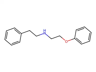 (2-Phenoxyethyl)(2-phenylethyl)amine structure