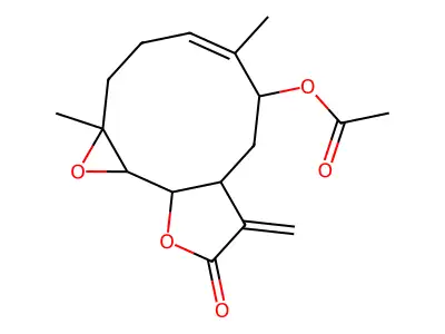 PARTHENOLIDE, 9B-ACETOXY- structure