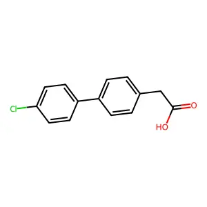 2-(4'-Chloro-[1,1'-biphenyl]-4-yl)acetic acid structure