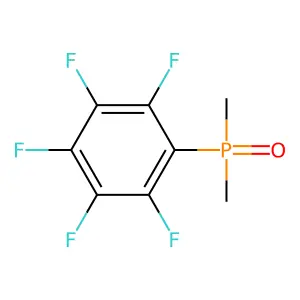 Phosphine oxide, dimethyl(pentafluorophenyl)- structure