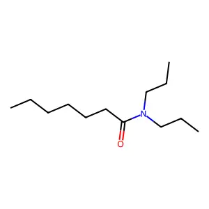 N,N-二丙基庚酰胺 structure