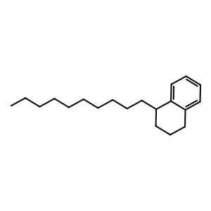 Naphthalene, 1-decyl-1,2,3,4-tetrahydro- structure