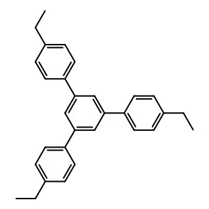 1,3,5-Tris(4-ethylphenyl)benzene structure