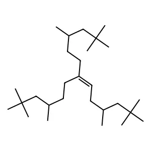 6-Tridecene, 2,2,4,10,12,12-hexamethyl-7-(3,5,5-trimethylhexyl)- structure