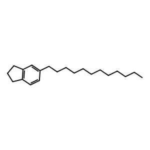 5-dodecyl-2,3-dihydro-1H-indene structure