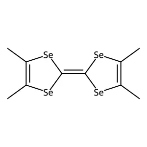 Tetramethyltetraselenafulvalene structure