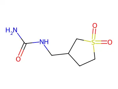 (1,1-Dioxothiolan-3-yl)methylurea structure
