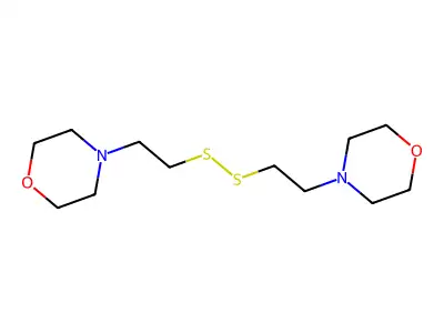 4-(2-((2-(4-Morpholinyl)ethyl)dithio)ethyl)morpholine structure
