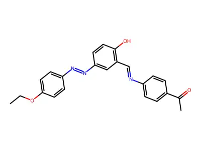 1-[4-[[5-[(4-Ethoxyphenyl)diazenyl]-2-hydroxyphenyl]methylideneamino]phenyl]ethanone structure