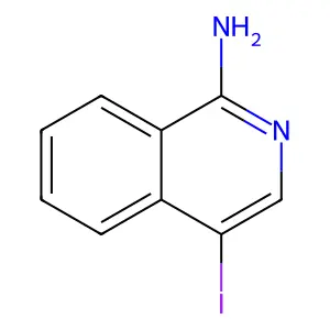 4-碘异喹啉-1-胺 structure