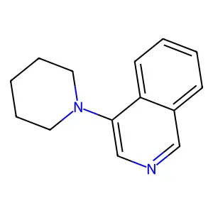 4-Piperidin-1-ylisoquinoline structure