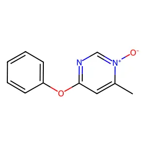 6-Methyl-4-phenoxypyrimidine 1-oxide structure