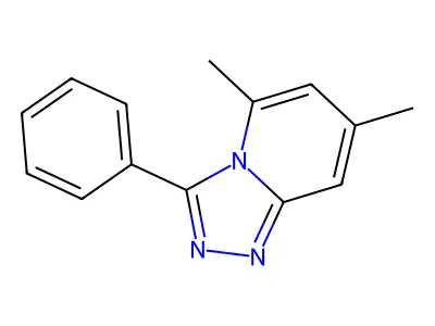 5,7-Dimethyl-3-phenyl[1,2,4]triazolo[4,3-a]pyridine structure