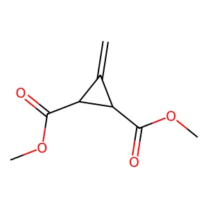 Dimethyl 3-methylidenecyclopropane-1,2-dicarboxylate structure