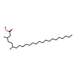 Methyl 3,6-dimethyltetracosanoate structure