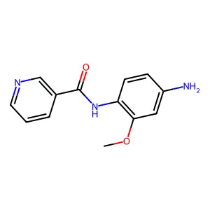 N-(4-Amino-2-methoxyphenyl)-3-pyridinecarboxamide structure