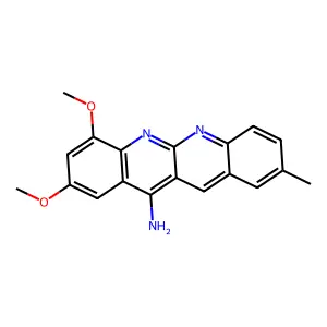 2,4-Dimethoxy-9-methylquinolino[2,3-b]quinolin-12-amine structure