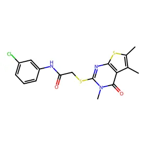 C17H16ClN3O2S2 structure