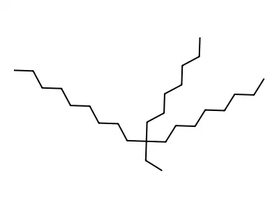 Octadecane, 9-ethyl-9-heptyl- structure