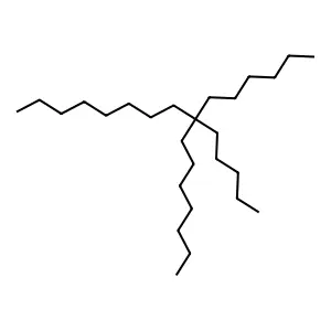 8-Hexyl-8-pentylhexadecane structure