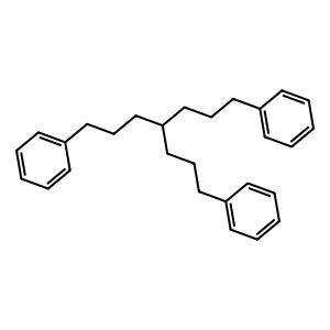 1,7-Diphenyl-4-(3-phenylpropyl)heptane structure