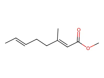 2,6-Octadienoic acid, 3-methyl-, methyl ester, (E,Z)- structure