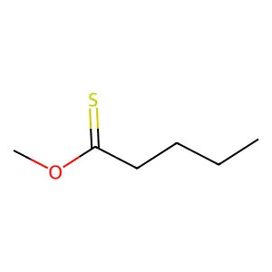 o-Methyl pentanethioate structure
