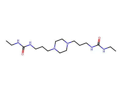 Urea, N,N''-(1,4-piperazinediyldi-3,1-propanediyl)bis(N'-ethyl- structure