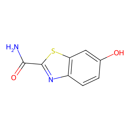 2-Benzothiazolecarboxamide, 6-hydroxy- structure