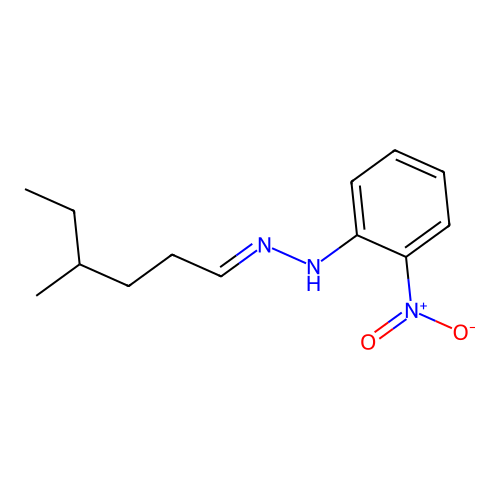 N-(4-methylhexylideneamino)-2-nitroaniline structure