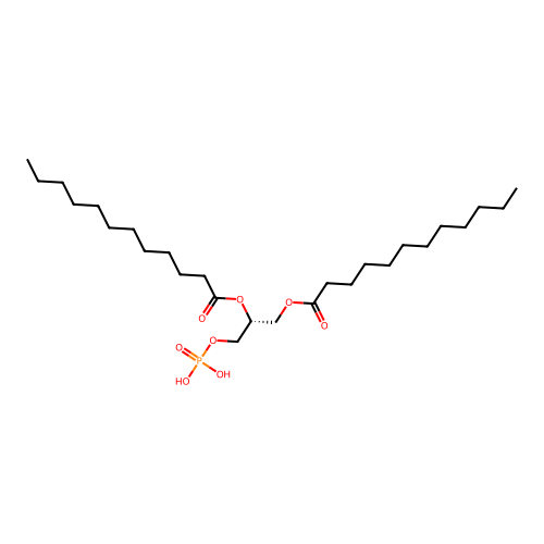 Dilauroyl phosphatidic acid structure