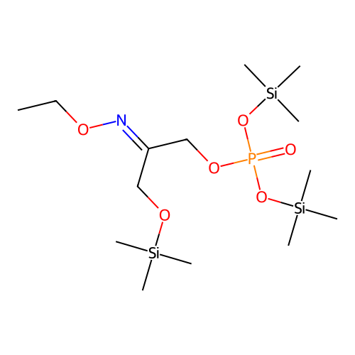 phosphoricacid2-[-ethoxyimino]-3-[oxy]propylbis ester structure