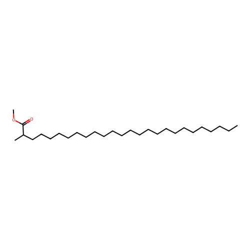 Methyl 2-methylhexacosanoate structure