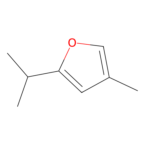 2-(1-Methylethyl)-4-methylfuran structure
