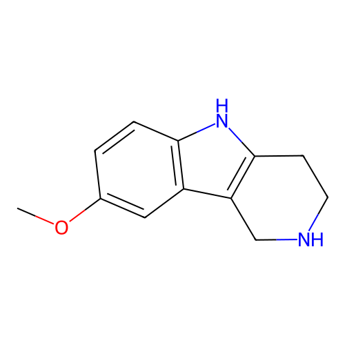 8-Methoxy-2,3,4,5-tetrahydro-1H-pyrido[4,3-b]indole structure