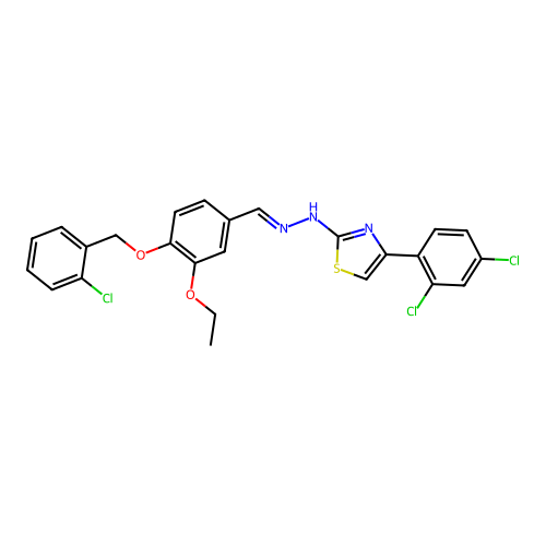 C25H20Cl3N3O2S structure