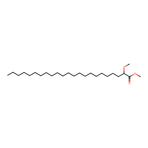 Tricosanoic acid, 2-methoxy-, methyl ester structure