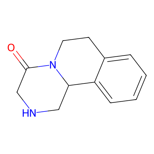 Praziquanamine structure