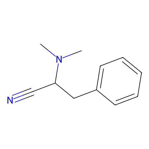 3-Dimethylamino-3-phenylpropionitrile structure