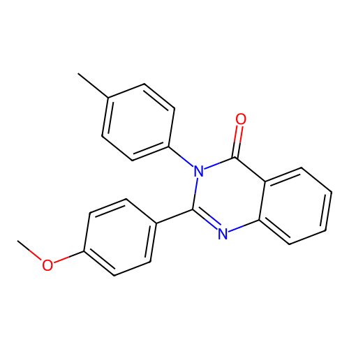 2-(4-Methoxyphenyl)-3-(4-methylphenyl)quinazolin-4-one structure