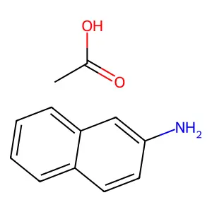 2-Naphthylammonium acetate structure