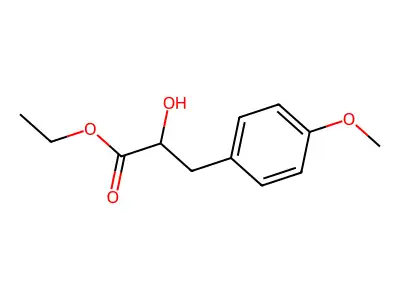 Methyl 2-hydroxy-3-(4-methoxyphenyl)propanoate structure