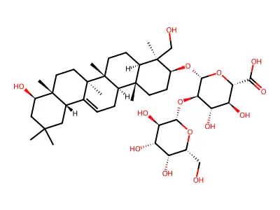 Soyasaponin III structure