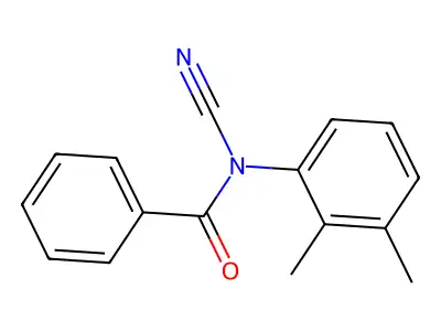 Benzamide, N-cyano-N-(2,3-dimethylphenyl)- structure
