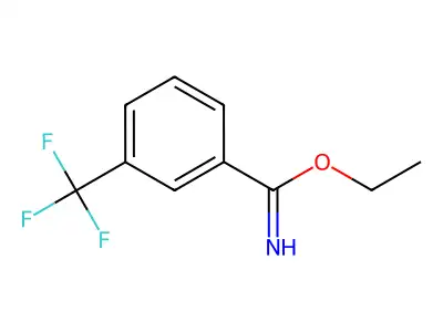 Benzenecarboximidic acid, 3-(trifluoromethyl)-, ethyl ester structure