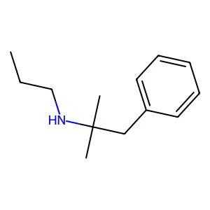 Phenethylamine, alpha,alpha-dimethyl-N-propyl- structure
