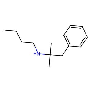 Phenethylamine, N-butyl-alpha,alpha-dimethyl- structure